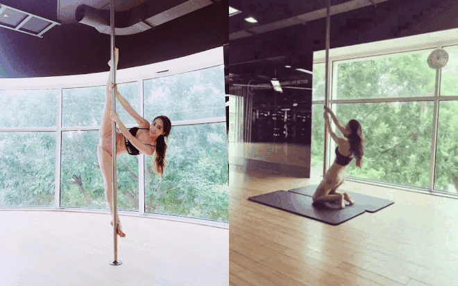 Clip Quỳnh Nga múa cột khiến dân mạng xôn xao - 1