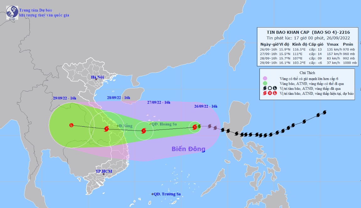 Chuyên gia dự báo thời điểm bão số 4 Noru đổ bộ vào miền Trung - 1