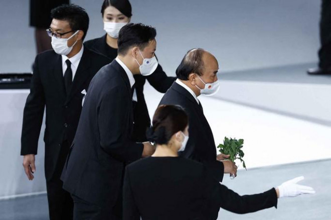 Chủ tịch nước Nguyễn Xuân Phúc dự Lễ Quốc tang cố Thủ tướng Nhật Bản Abe Shinzo - 1