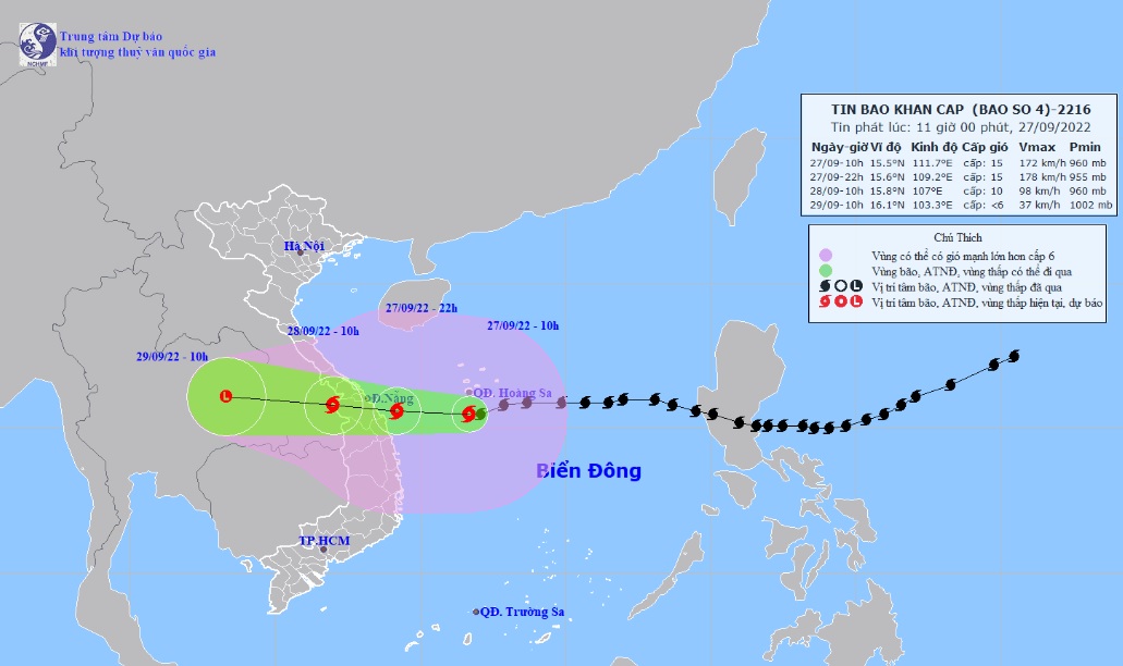 Sức tàn phá của bão số 4 Noru có thể cao hơn bão Xangsane năm 2006 - 1