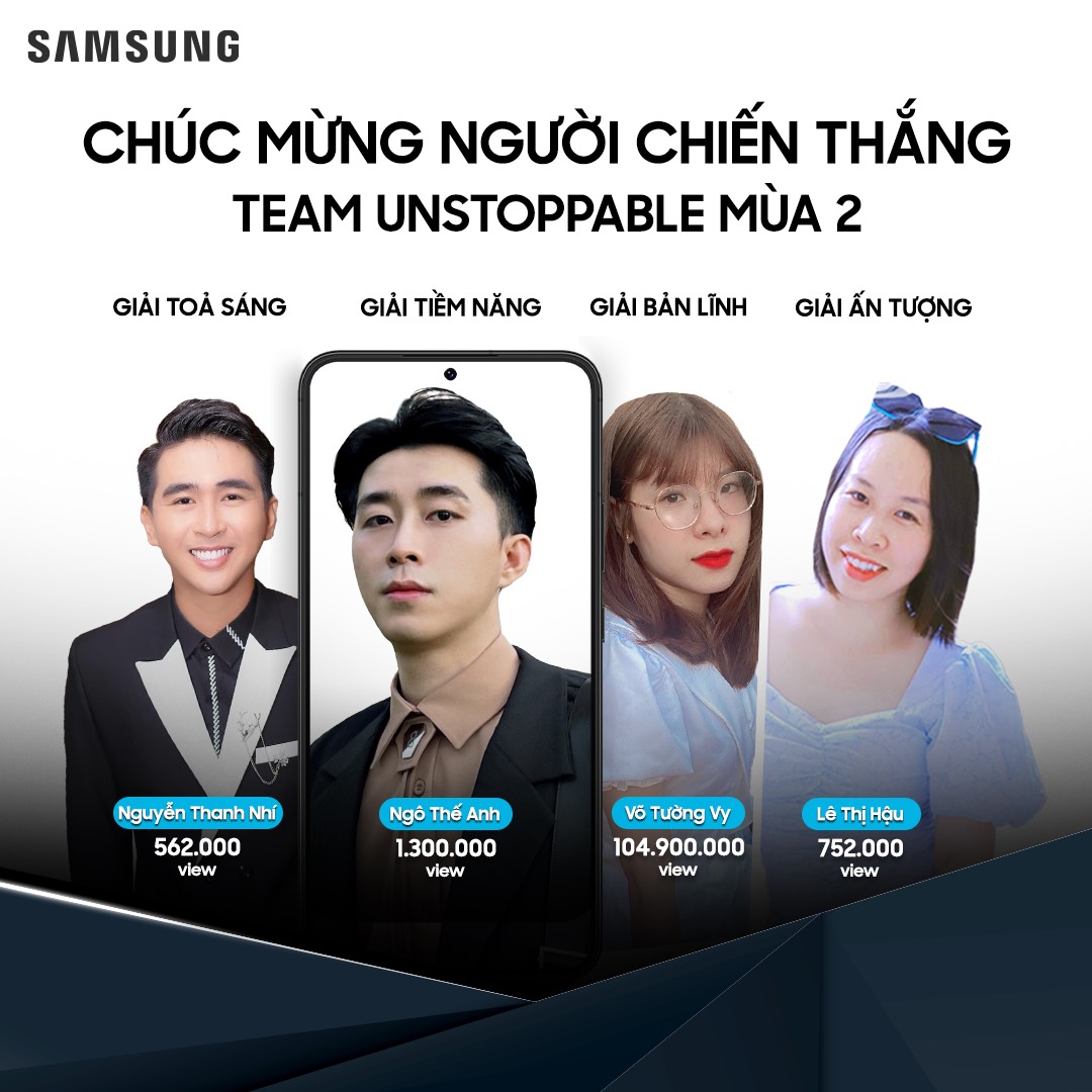 Samsung công bố người chiến thắng #TeamUnstoppable2022 tại Việt Nam - 1