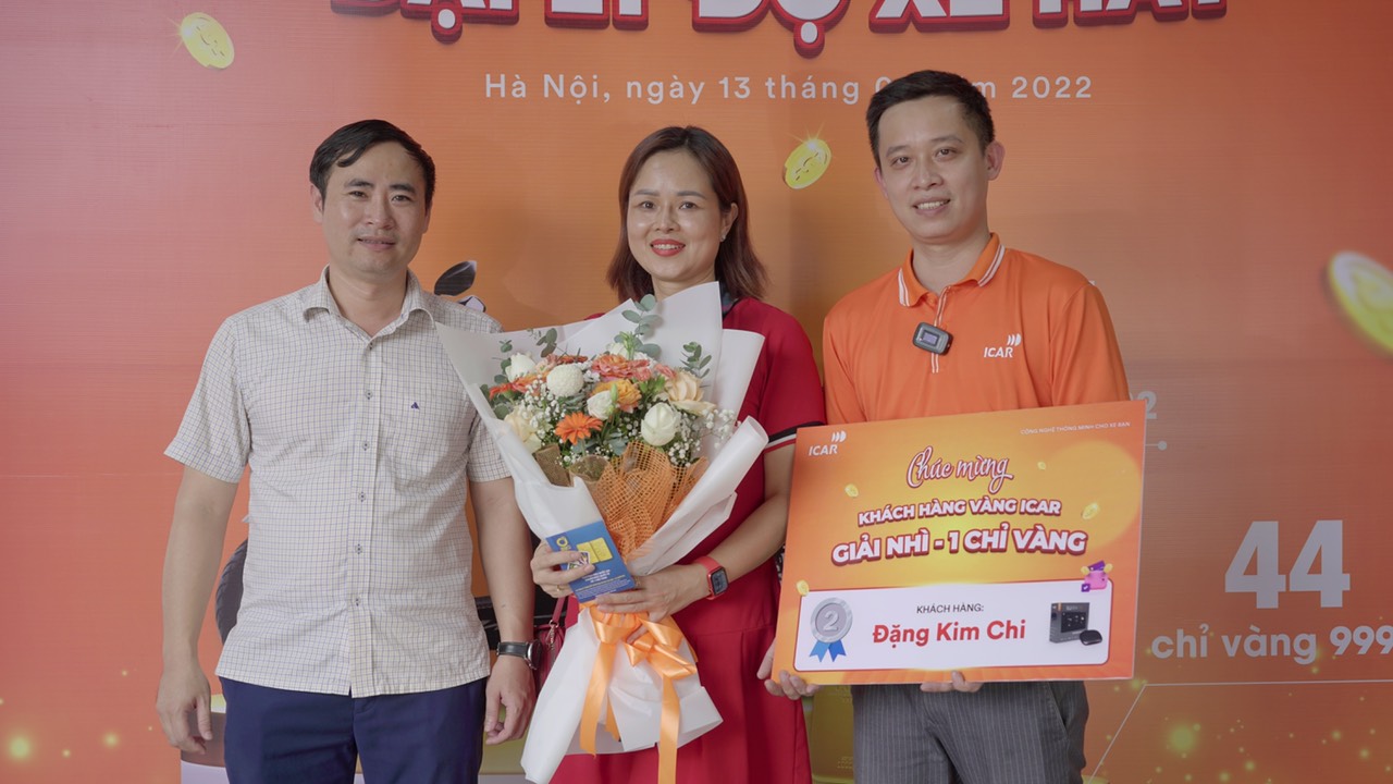 4 khách hàng trúng Vàng 9999 đầu tiên trong tháng 8 của ICAR Việt Nam - 1