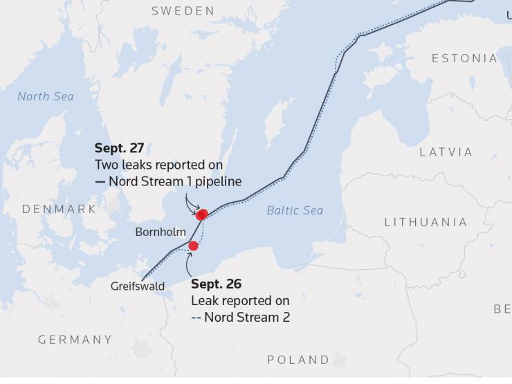 Vụ 2 đường ống Nord Stream của Nga bị hư hại: NATO lên tiếng