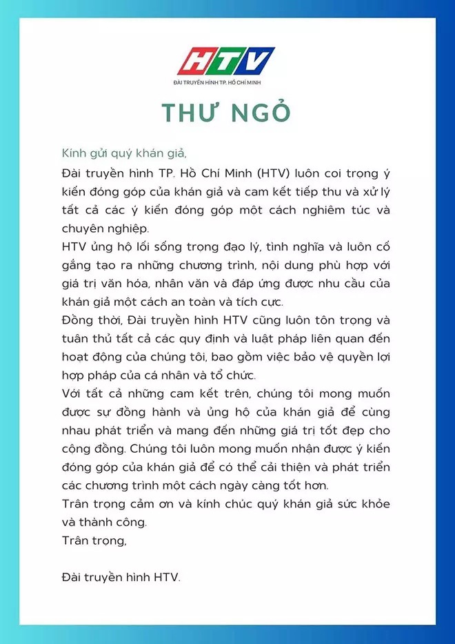 HTV phản hồi chỉ trích của khán giả sau vụ Hồng Phượng "lên sóng" - 1