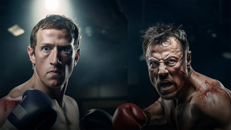 Mark Zuckerberg tung ảnh tập MMA "dọa" Elon Musk - 1