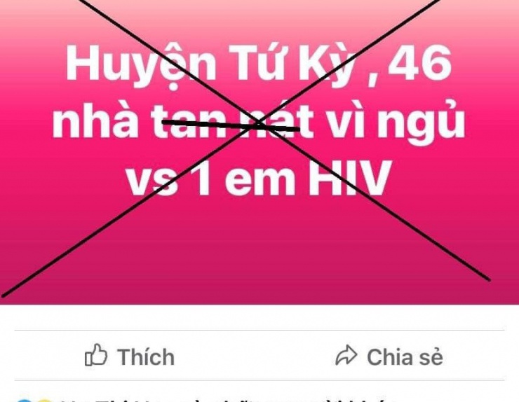 3 người đăng tin giả &#34;46 người đàn ông quan hệ với một phụ nữ nhiễm HIV&#34; bị phạt 22,5 triệu đồng - 2