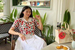 Hoa hậu Trái đất Phương Khánh: ”Bạn có thể lấy quần áo cũ để tạo ra tác phẩm nghệ thuật”