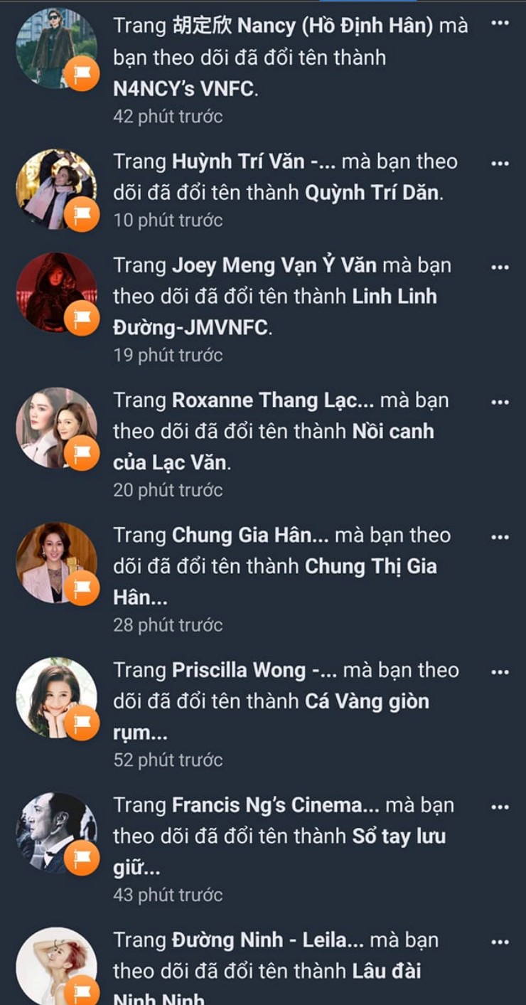 Fanpage fan Việt đồng loạt đổi tên: Châu Tinh Trì thành Châu Tinh Tinh, BlackPink FC cũng tạm &#34;bay màu&#34; - 8