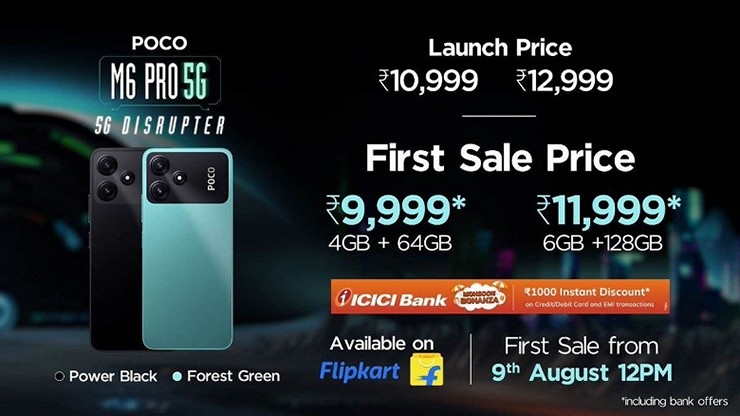 POCO M6 Pro 5G ra mắt với giá siêu rẻ 3,2 triệu đồng - 3