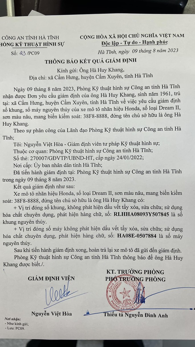 Tình tiết mới vụ 2 người cùng khẳng định là chủ nhân biển số xe tứ quí 8888 - 3