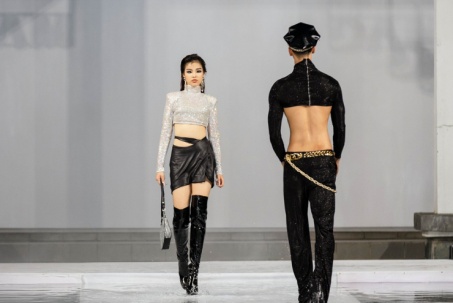 Người mẫu 13 tuổi gây ấn tượng trong show thời trang của siêu mẫu Hoàng Yến