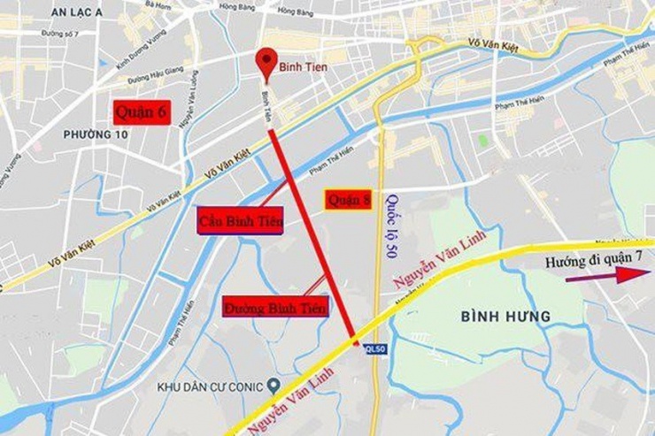 2 dự án giao thông ngàn tỉ ở quận 8, TP.HCM sắp được triển khai - 2