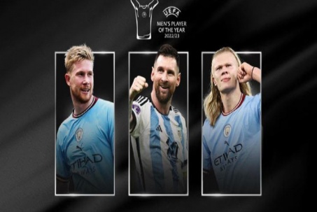 Messi - Haaland "chạy đà" Quả bóng vàng: Tranh giải Cầu thủ hay nhất châu Âu