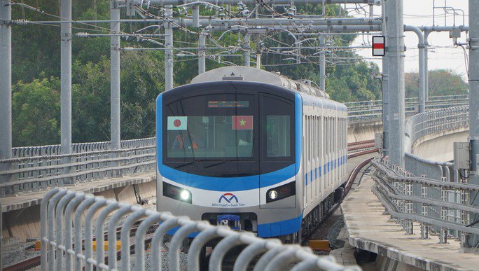 Metro số 1 sắp chạy trình diễn trên toàn tuyến Bến Thành - Suối Tiên - 1