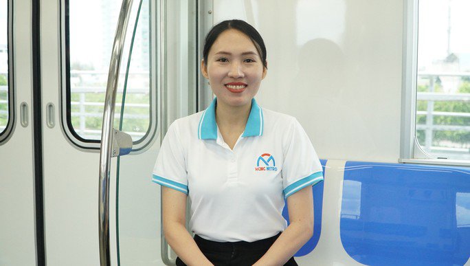 Nữ lái tàu metro duy nhất của TP HCM: Tôi rất tự tin và luôn sẵn sàng - 1