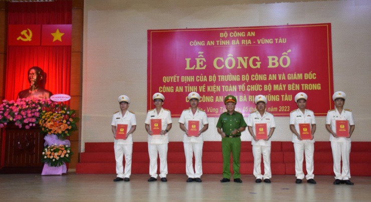 Công an Bà Rịa-Vũng Tàu: Điều động nhiều cán bộ cấp phòng, địa phương - 1