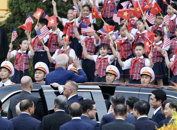 Tổng Bí thư Nguyễn Phú Trọng chủ trì lễ đón Tổng thống Mỹ Joe Biden - 5