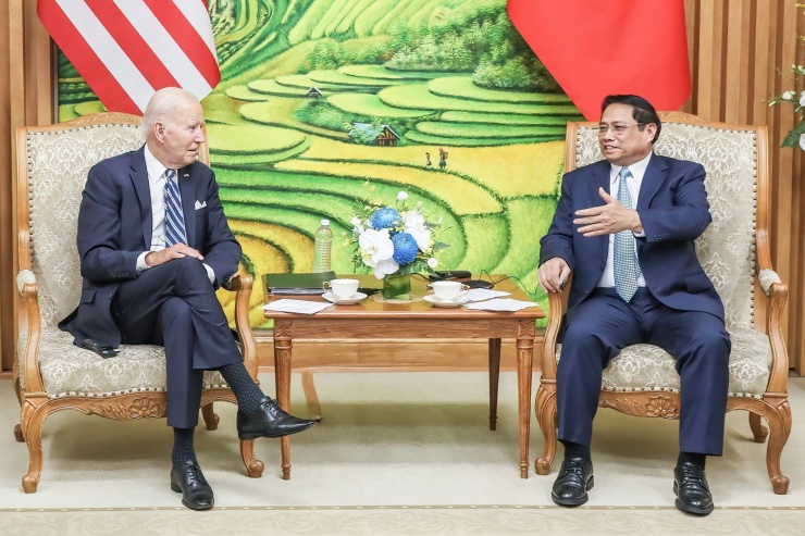 Thủ tướng Phạm Minh Chính hội kiến Tổng thống Mỹ Joe Biden - 1
