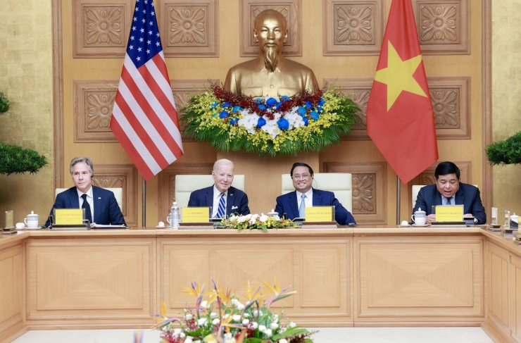 Thủ tướng Phạm Minh Chính hội kiến Tổng thống Mỹ Joe Biden - 3