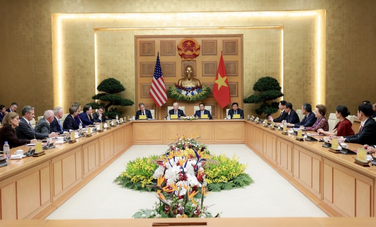 Thủ tướng Phạm Minh Chính hội kiến Tổng thống Mỹ Joe Biden - 6