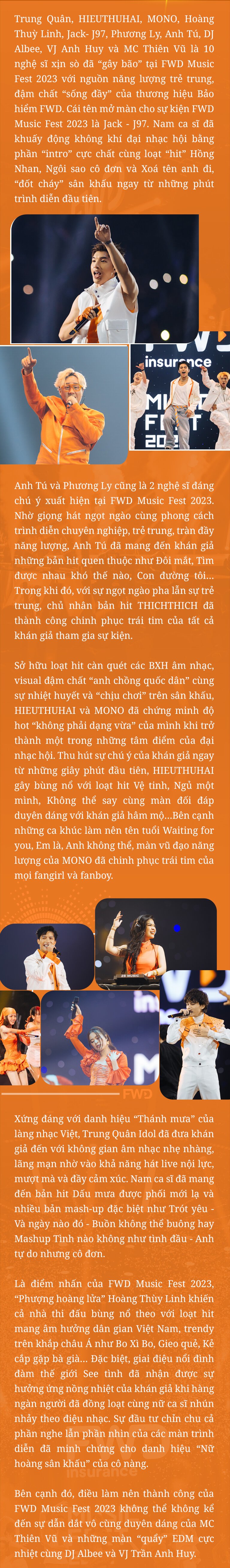 Thương hiệu FWD tiếp tục quyến rũ khán giả với FWD Music Fest 2023 - 8