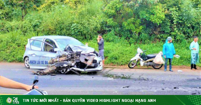 Tin mới vụ thầy giáo dạy lái tử vong sau va chạm giao thông