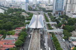 Hình ảnh nhà ga đặc biệt nhất của tuyến đường sắt Nhổn – ga Hà Nội