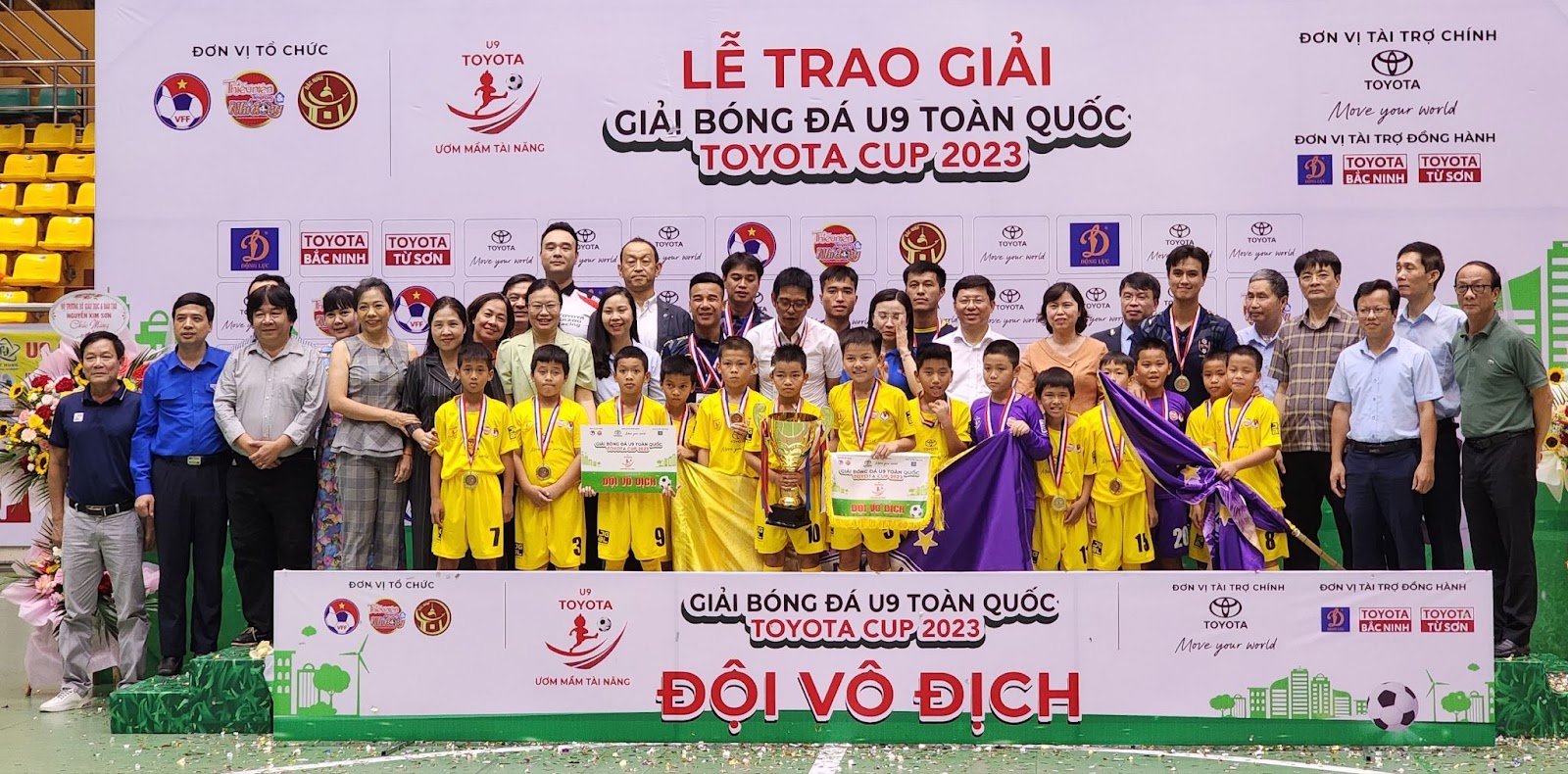 Giải bóng đá U9 toàn quốc Toyota Cup chung tay ươm mầm tài năng trẻ  - 1