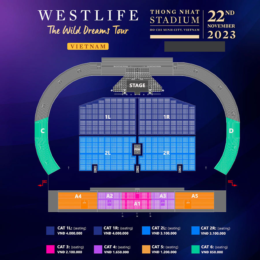 Ngỡ ngàng vì giá vé của Westlife khi so với các concert khác tại Việt Nam - 1