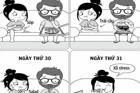 Nhật ký giảm cân chung của phụ nữ: "Hận ông chồng"