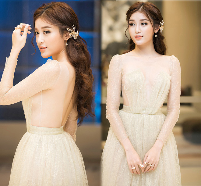 Loạt váy mỏng như sương, trong suốt của Huyền My năm 2017 - 4