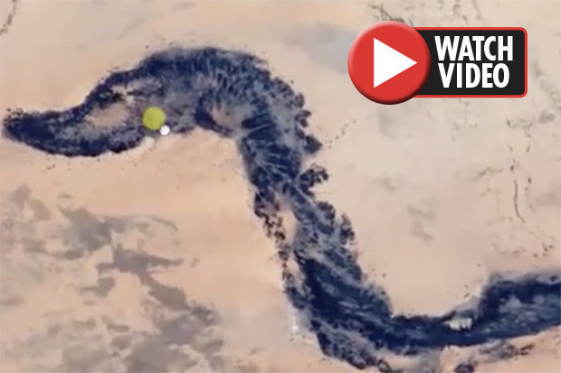 “Hóa thạch rồng” dài gần 10.000 mét giữa sa mạc châu Phi - 1