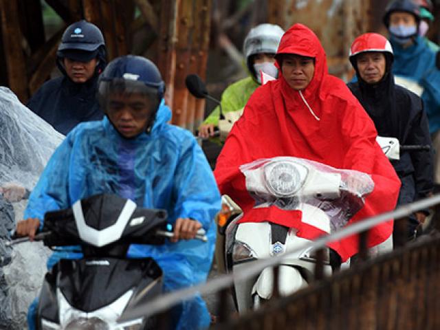 Không khí lạnh tràn về gây mưa, Hà Nội giảm 7-8 độ C