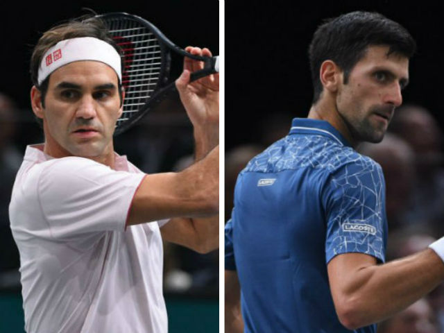 Federer - Djokovic: Vỡ òa 2 loạt tie-break đoạt vé chung kết (Bán kết Paris Masters)