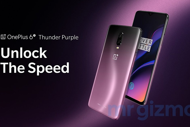 OnePlus 6T bất ngờ xuất hiện thêm biến thể màu Tím tuyệt đẹp - 1