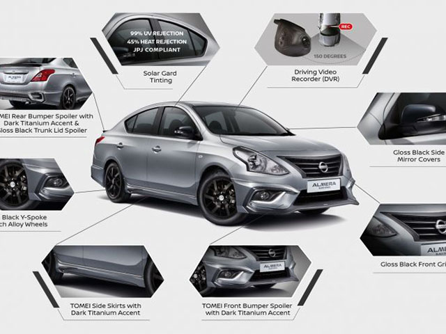 Nissan Sunny is more cool with the black series: sales price from 390 million