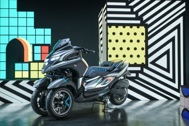 Ngắm siêu xe ga Yamaha 3CT vô cùng hoành tráng, siêu hiện đại - 1