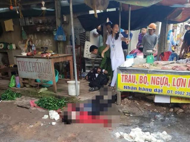 Kinh hoàng: Cô gái bán đậu bị bắn 3 phát, đâm chết giữa chợ