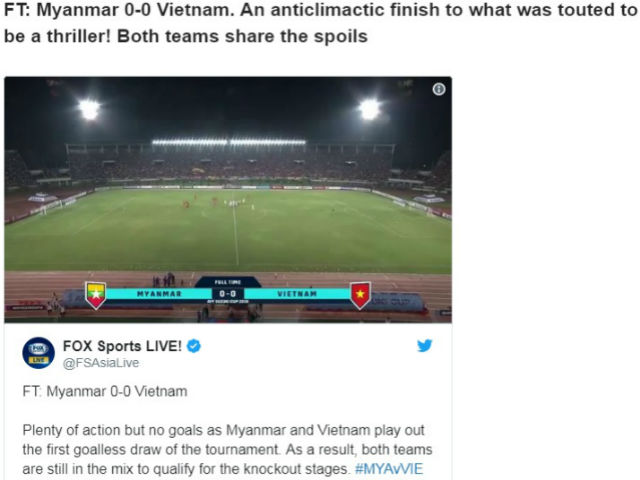 Vietnam: Bitter Myanmar: An Asian newspaper sad for Van Toan, Cong Phuong