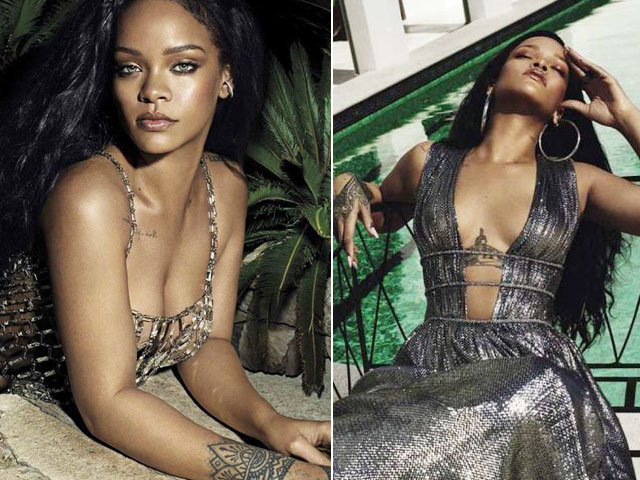 Ca sĩ Rihanna phô đường cong nóng bỏng gây "chao đảo"