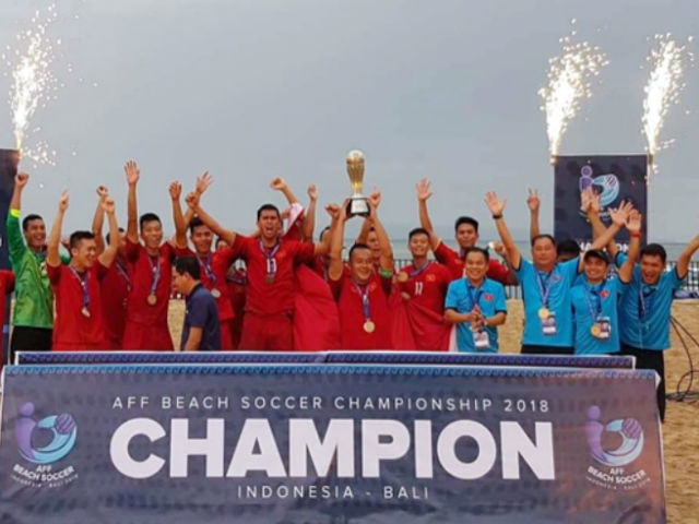 Việt Nam thắng Thái Lan 6-4 ở trận chung kết đặc biệt (bóng đá bãi biển)