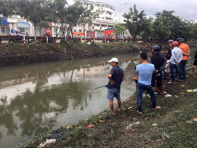 Người Sài Gòn bắt được cá trê vàng sau trận mưa kỷ lục - 1