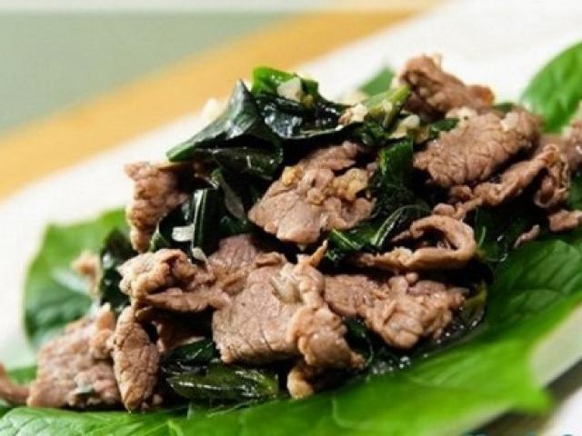 Thịt bò xào lá lốt ngon cơm cho bữa tối