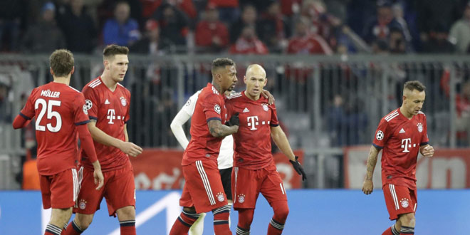 Bayern Munchen - Benfica: Three star stars started on the wall - 1