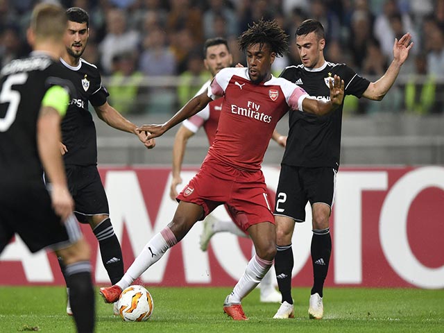 Arsenal football - Qarabag: Ozil, Lacazette