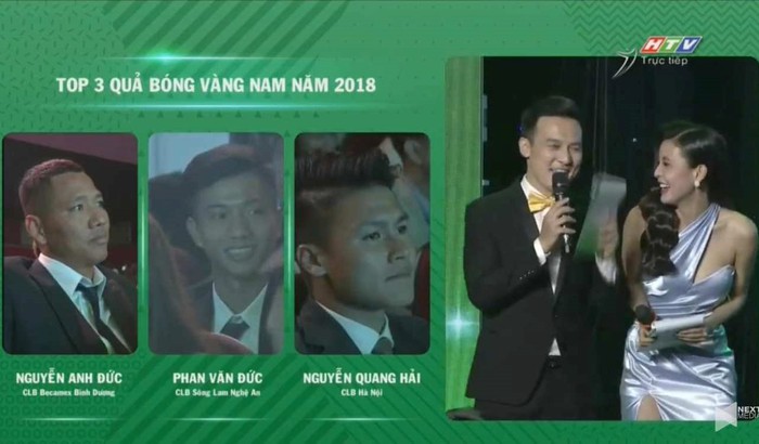 24h HOT: Khán giả chỉ trích 2 MC "Quả bóng vàng" vô duyên, thiếu tôn trọng cầu thủ - 1