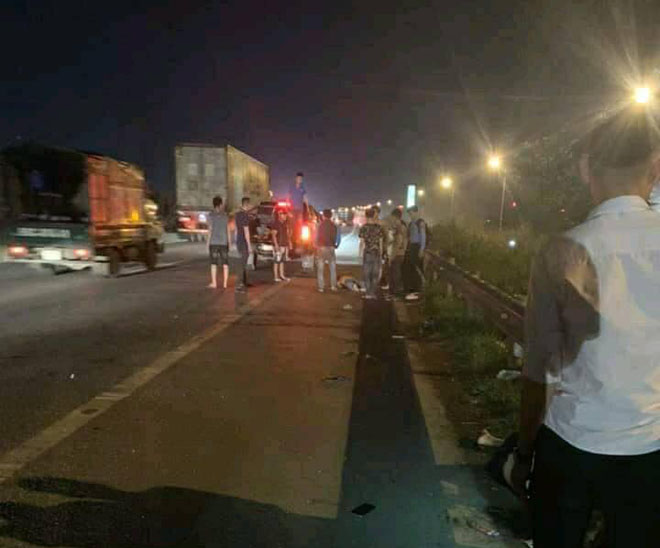 Vụ công nhân bị ô tô đâm trên cao tốc: Thêm một nạn nhân tử vong - 1