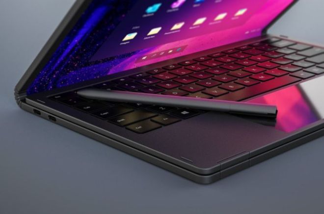 Ý tưởng FlexBook xuất hiện đẹp hơn Surface Neo và Surface Duo - 1