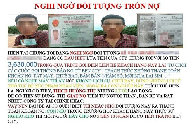 Vay tiền qua app điện tử, vợ chồng trẻ được khuyến mãi quan tài - 3