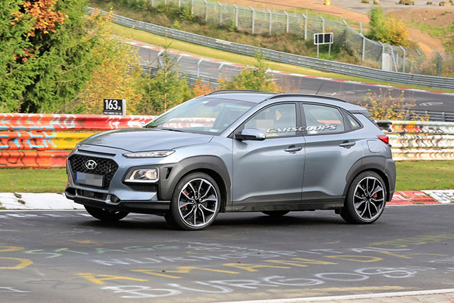 Hyundai Kona N 2020 lộ ảnh chạy thử không ngụy trang - 1